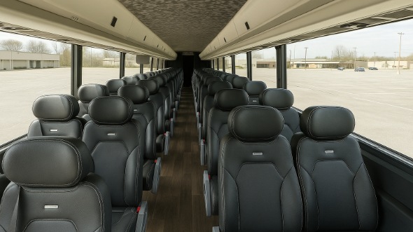 Interior of Charter Bus Company Minneapolis's 18 Passenger Minibus in Minneapolis