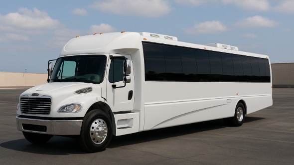 Exterior of Charter Bus Company Des Moines's 25 Passenger Minibus in Des Moines