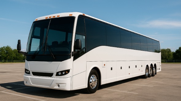 Exterior of Charter Bus Company Wichita's 54 Passenger Charter Bus in Wichita