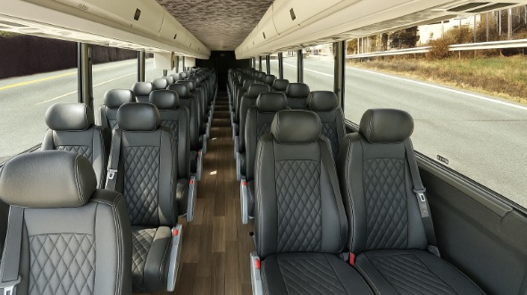 grand island 18 passenger minibus inside