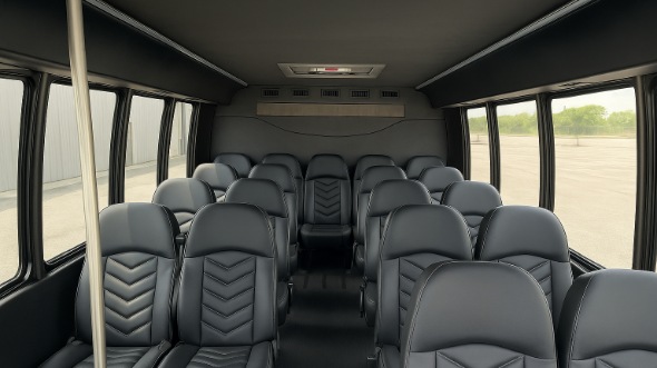 grand island 35 passenger minibus interior