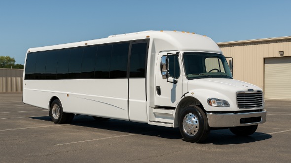 Exterior of Charter Bus Company Sioux Falls's Party Bus Rental in Sioux Falls