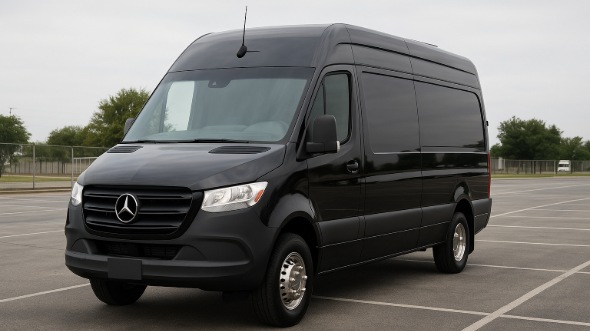 Exterior of Charter Bus Company Wichita's Sprinter Limo Rental in Wichita